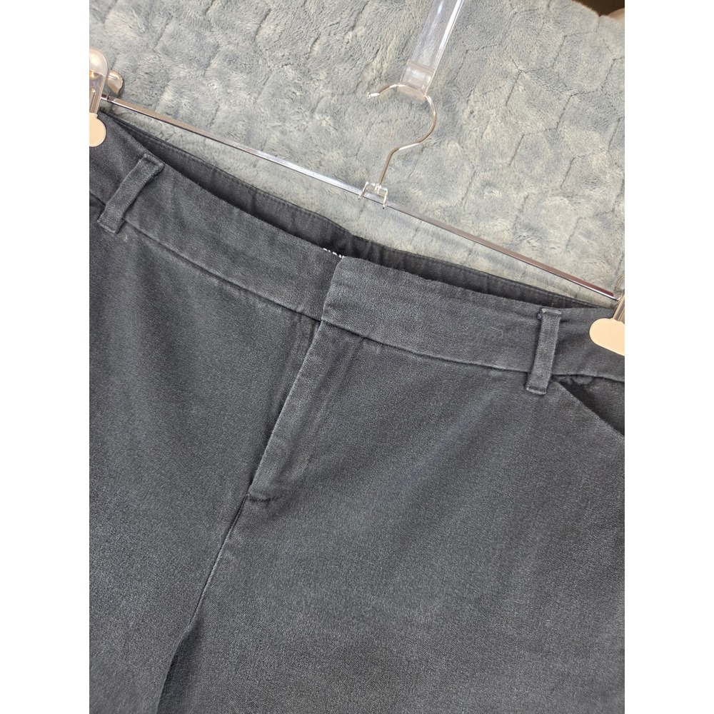 Old Navy Pixie Never Fade Black Ankle Pants Womens Plus Size 18 Stretch Tapered